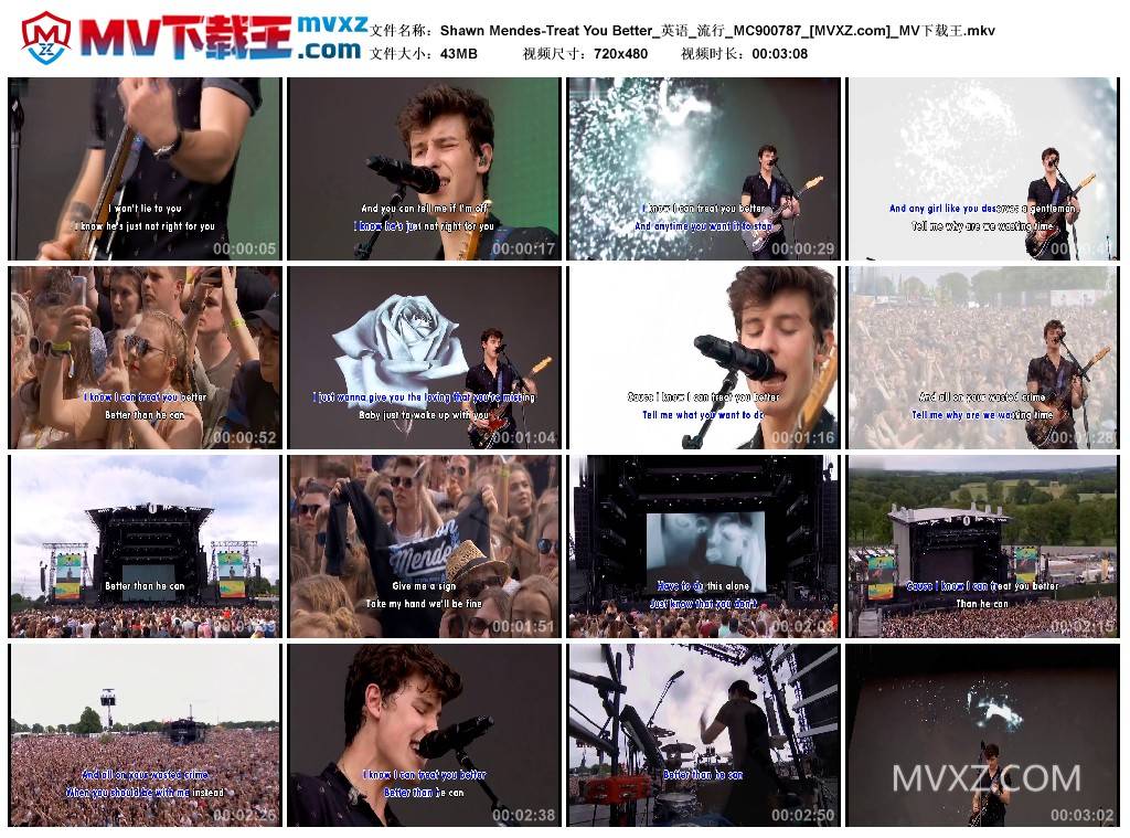 Shawn Mendes-Treat You Better_英语_流行_MC900787